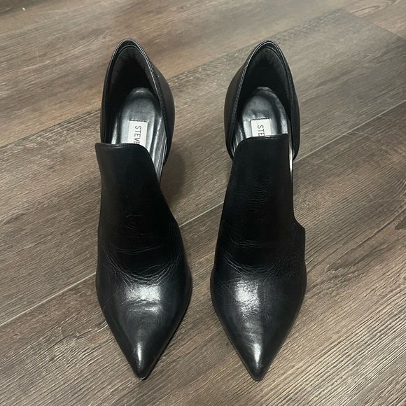 Steve Madden Dolly black leather pumps - Picture 3 of 6